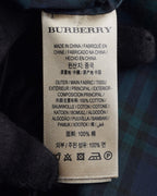 "BURBERRY" Tartan check pattern frill shirt