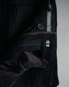 "GIORGIO ARMANI" 90’s pinstripe soft-tailored suit set