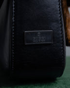 "GUCCI" Combination design hair calf leather bag