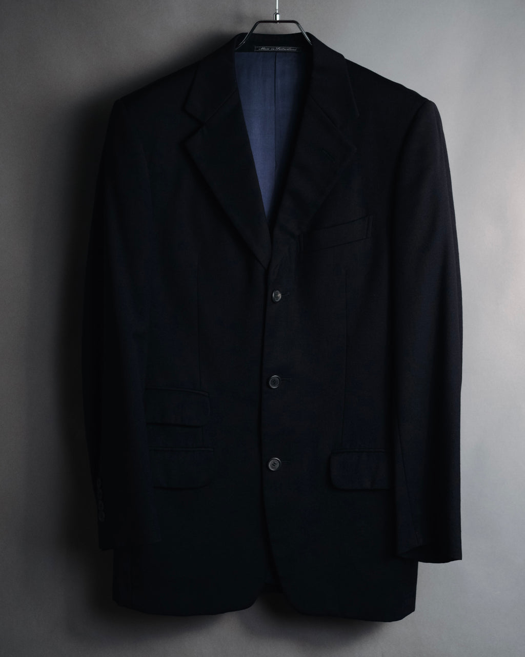 "GUCCI" 90’s-00’s Cashmere blend minimalist three button suit set