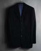 "GUCCI" 90’s-00’s Cashmere blend minimalist three button suit set