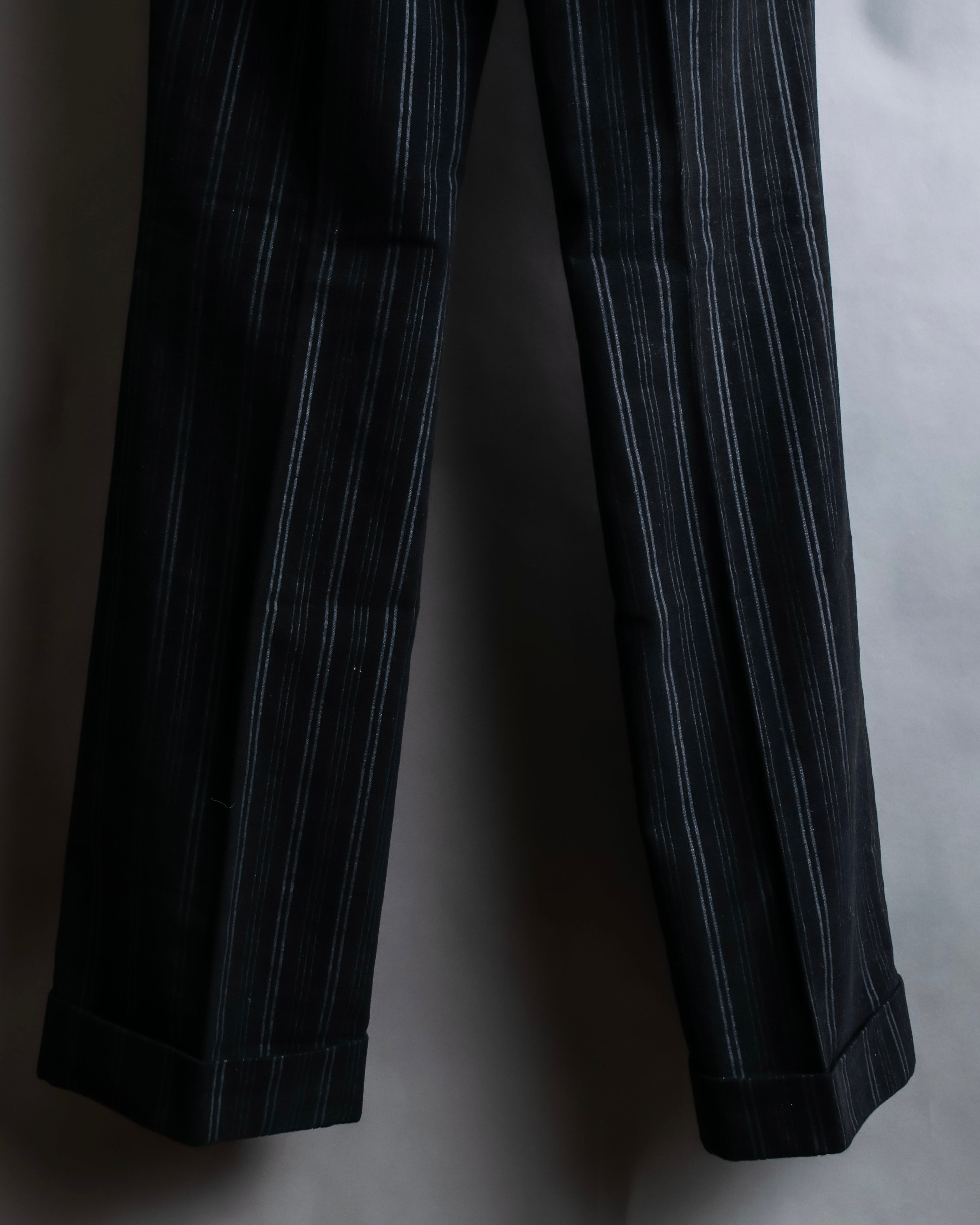 "DOLCE &amp; GABBANA" Pinstripe double-finished slacks