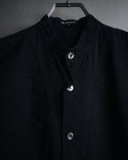 "ANN DEMEULEMEESTER" 01’s-05’s Poetically cut band collar cotton shirt