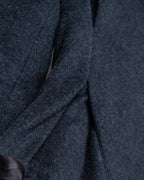 "RUIRUE BOUTIQUE" Shawl collar flare silhouette coat