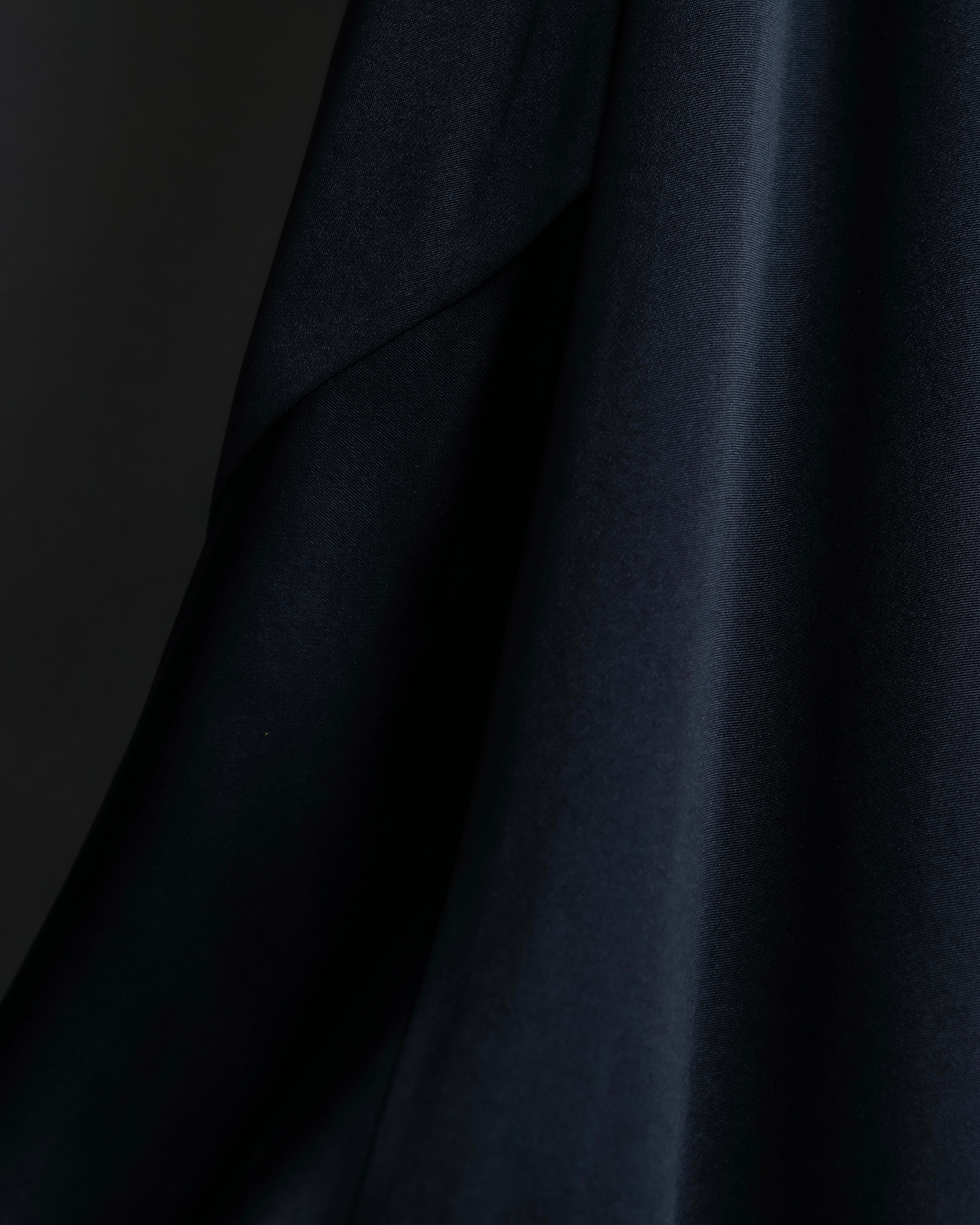 “CHANEL” Designed hem silk flare pants