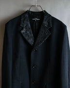 "tricot COMME des GARCONS" 
2001AW Lace-switched design tailored jacket