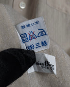 "CHRISTIAN DIOR MONSIEUR" 80's Marc Bohan design woven shirt