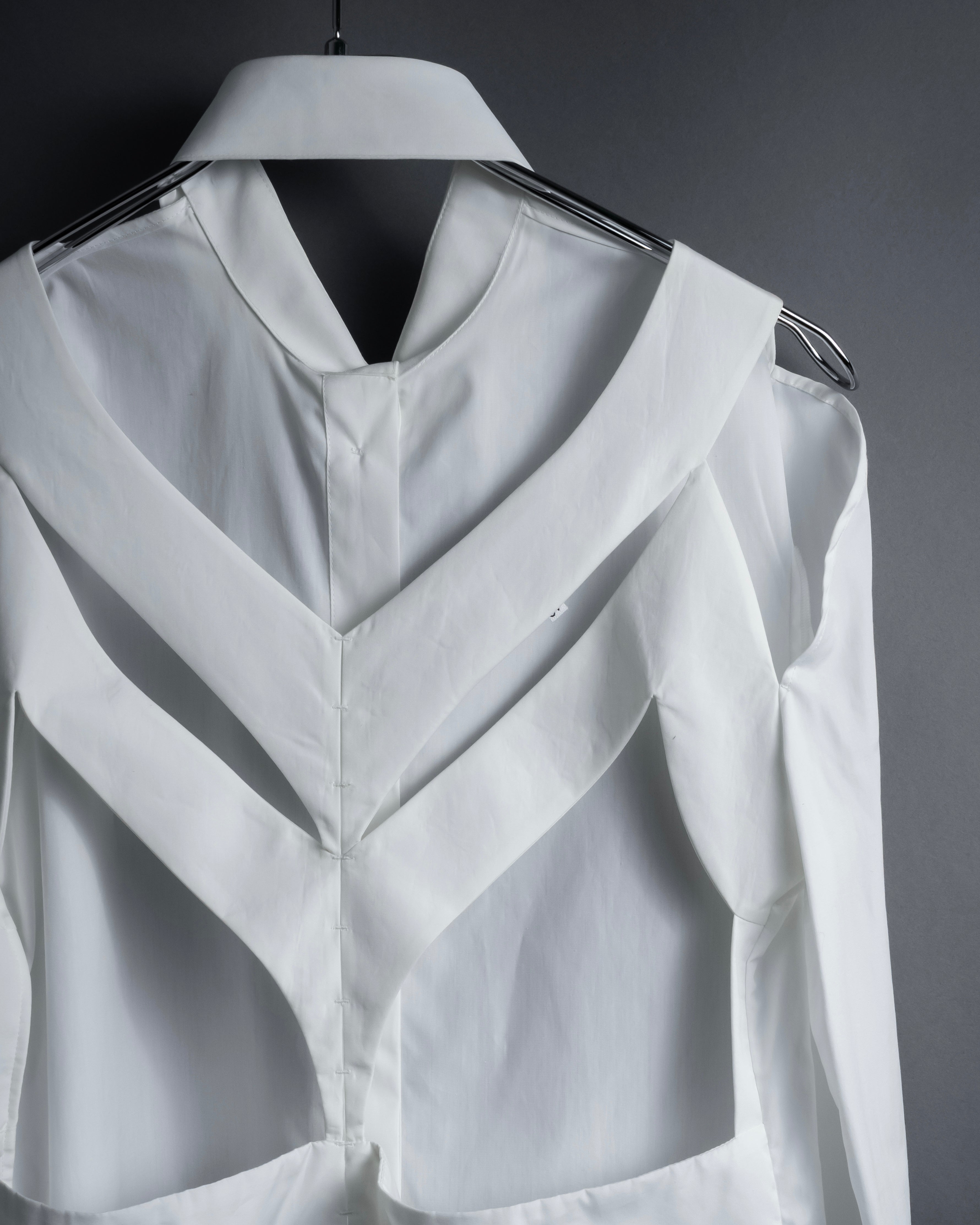 "MAISON MARGIELA" 18AW Constructive cutting details shirt