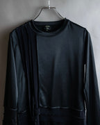 "JEAN PAUL GAULTIER FEMME" Sheer mixed material design pullover