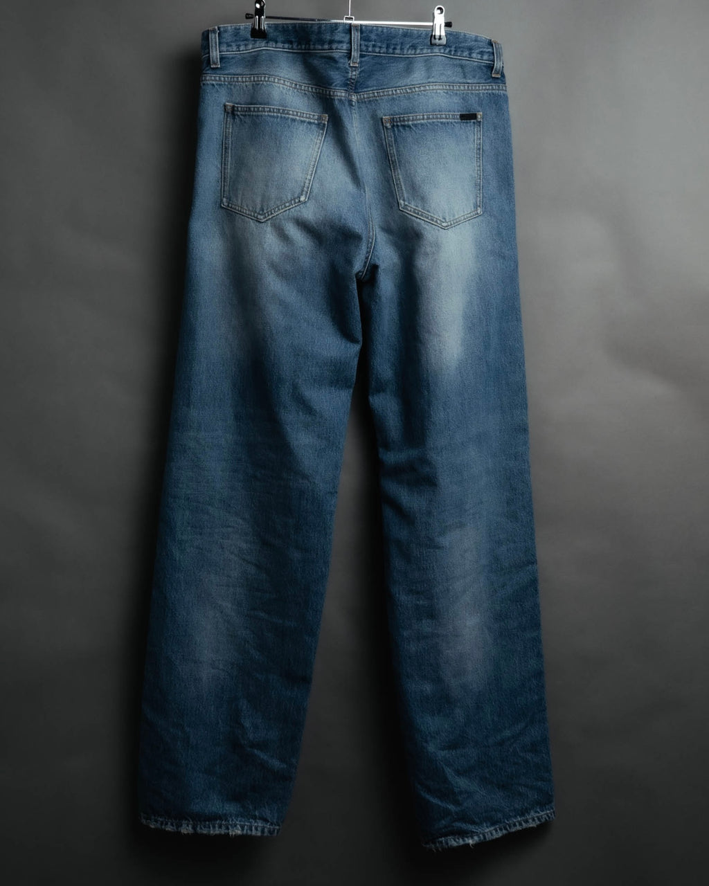 -SPECIAL- “SAINT LAURENT” 2023’s Long extreme baggy faded denim jeans