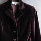 "BALENCIAGA" Velvet beautiful shaped tailored jacket