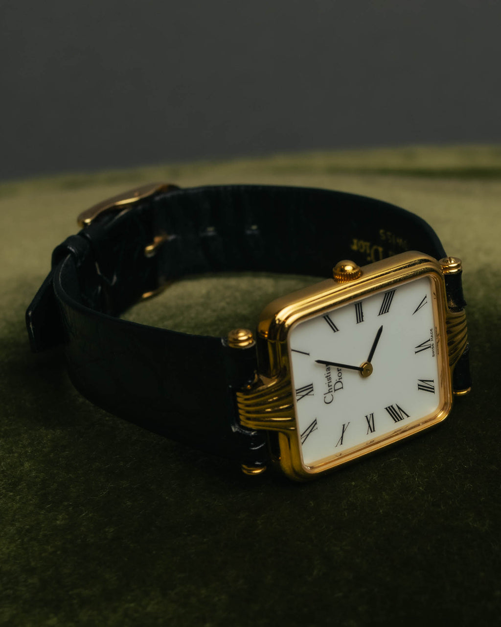 -SPECIAL- "Christian Dior" 90's Classic square quartz watch with Roman dial