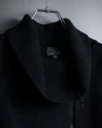 "FENDI" Raglan sleeves short length zip-up knit