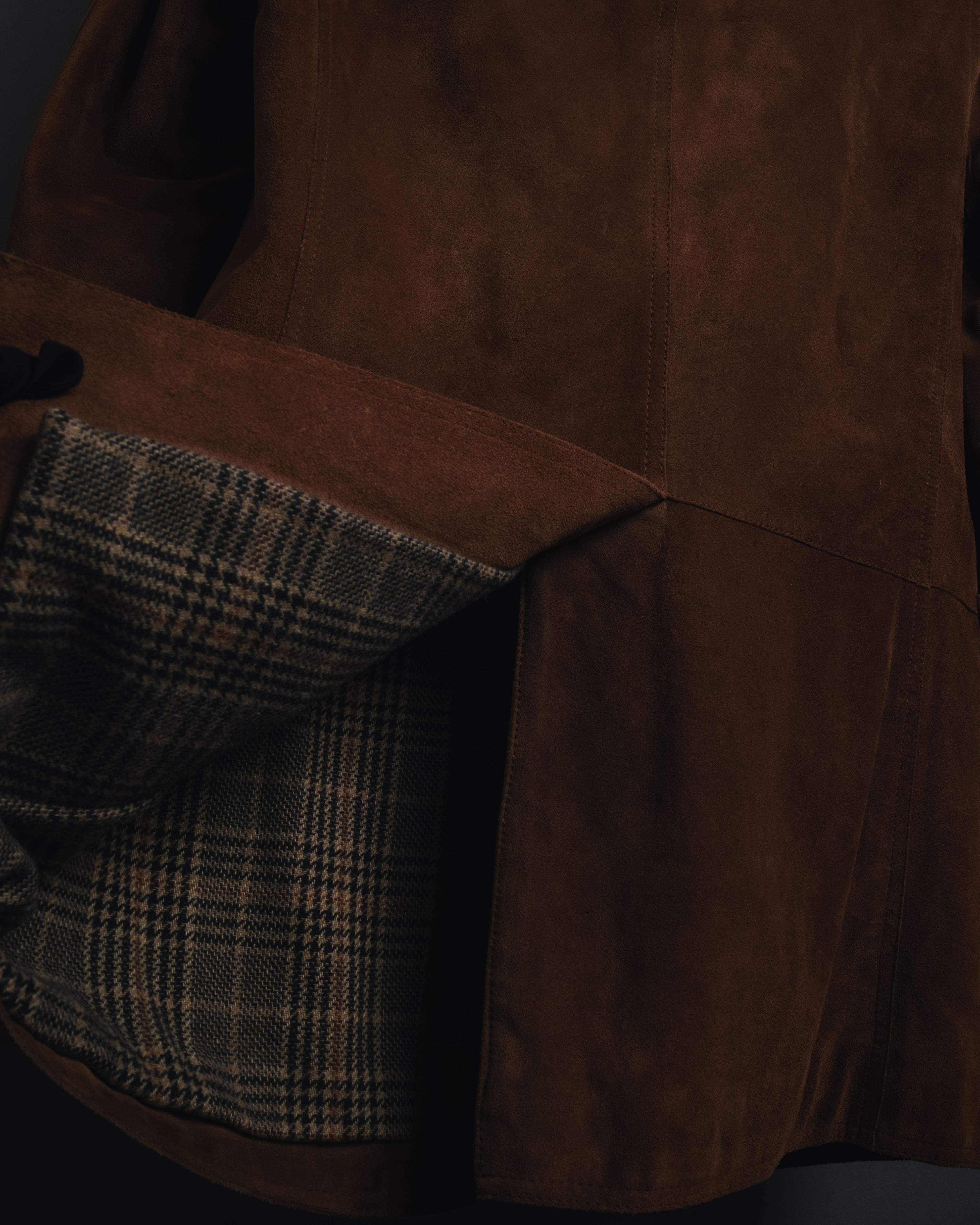 –SPECIAL– "Salvatore Ferragamo" 00’s reversible shearling sheep skin jacket