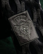 "GUCCI" Cord embroidery glossy necktie