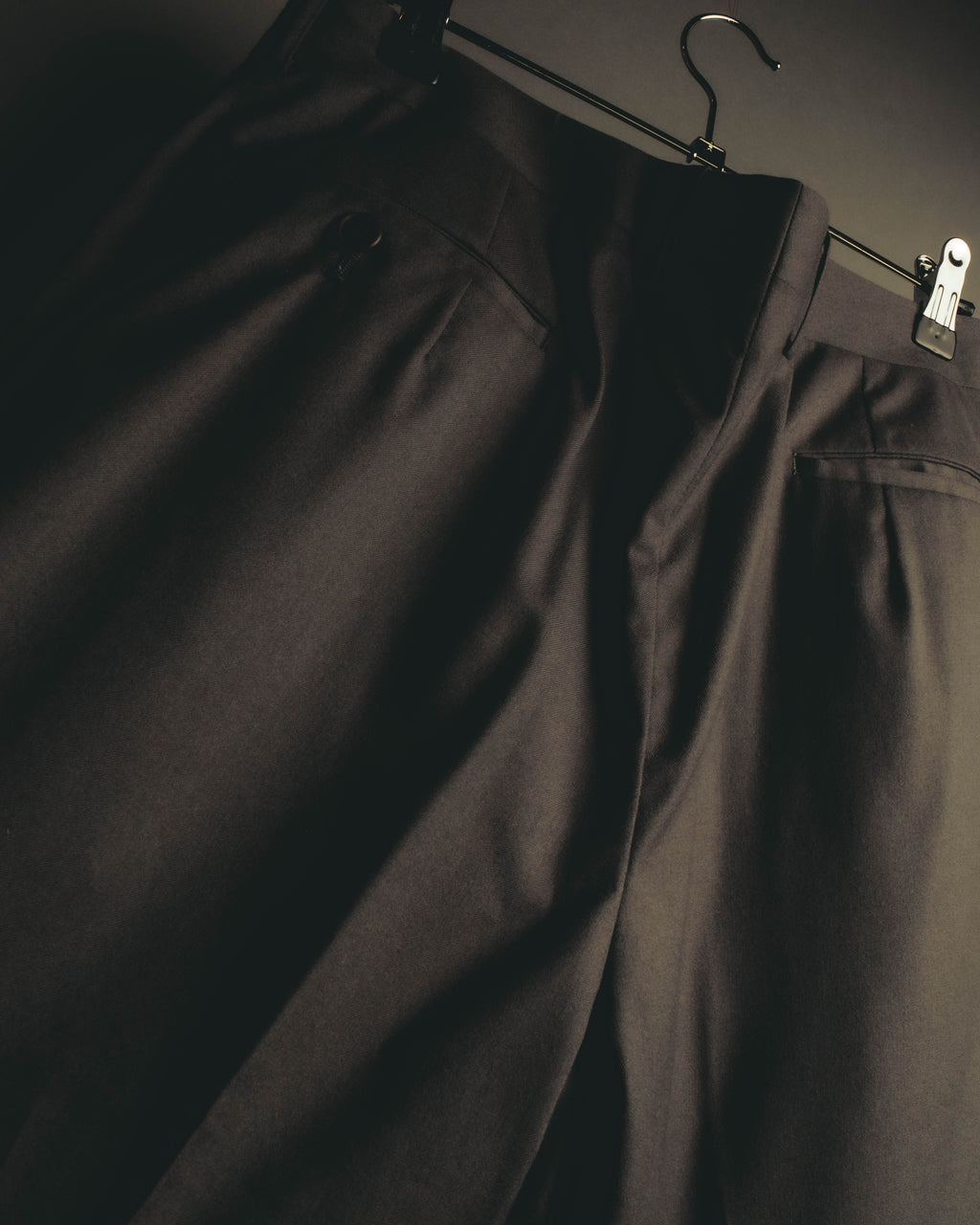–SPECIAL– "Christian Dior" 80's-90's Classically tailored wool two-piece suit