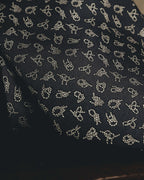 "Hermès" 80's-90's Classic jacquard silk necktie