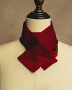 "Hermès" Silk knit scarf tied
