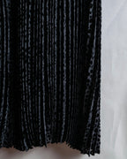 "EMPORIO ARMANI" Velvet dot beautiful pleated dress