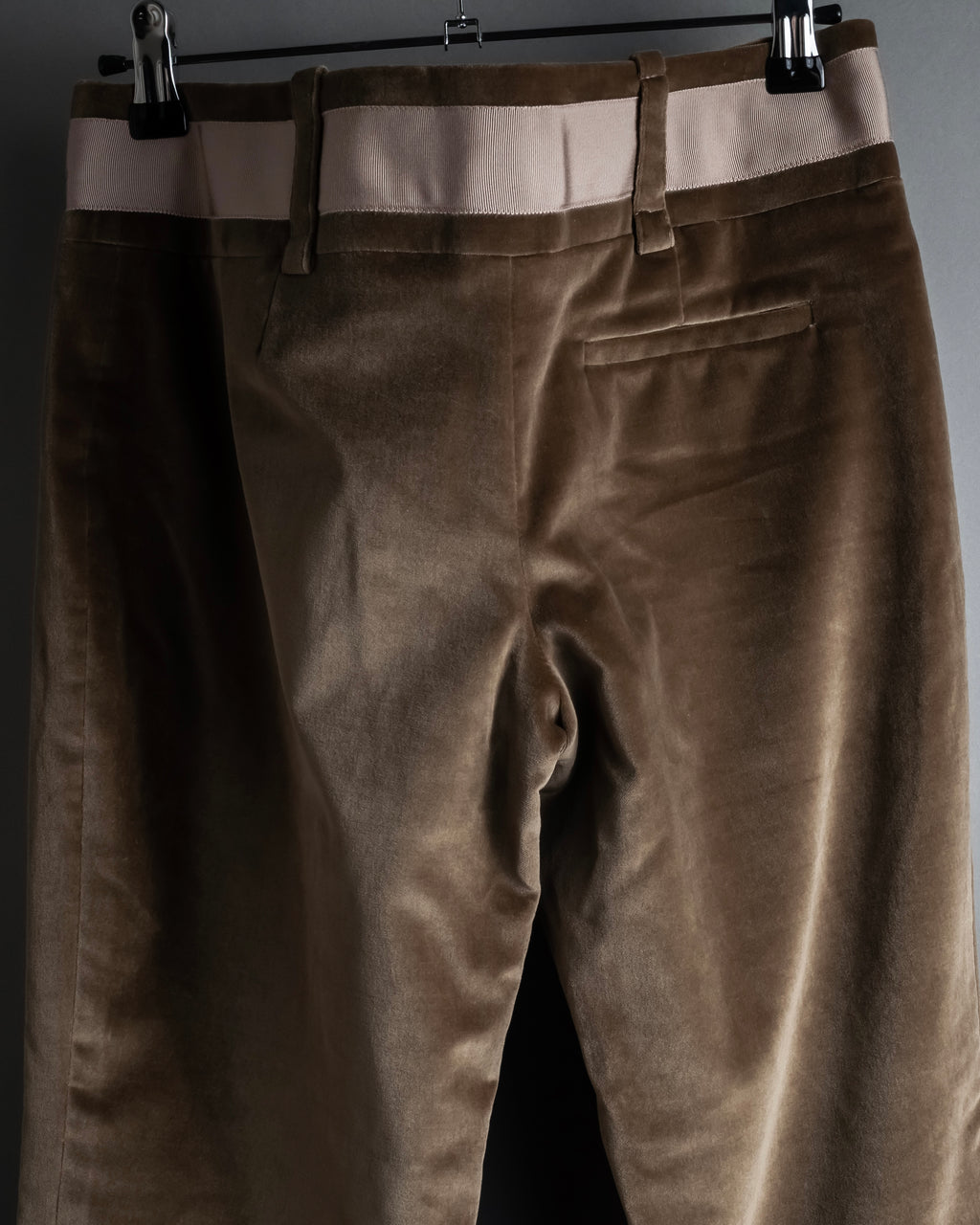 "CELINE" 1999-2003 low-rise flared stretch slacks