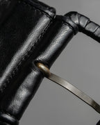 "BOTTEGA VENETA" Intrecciato style wide leather belt