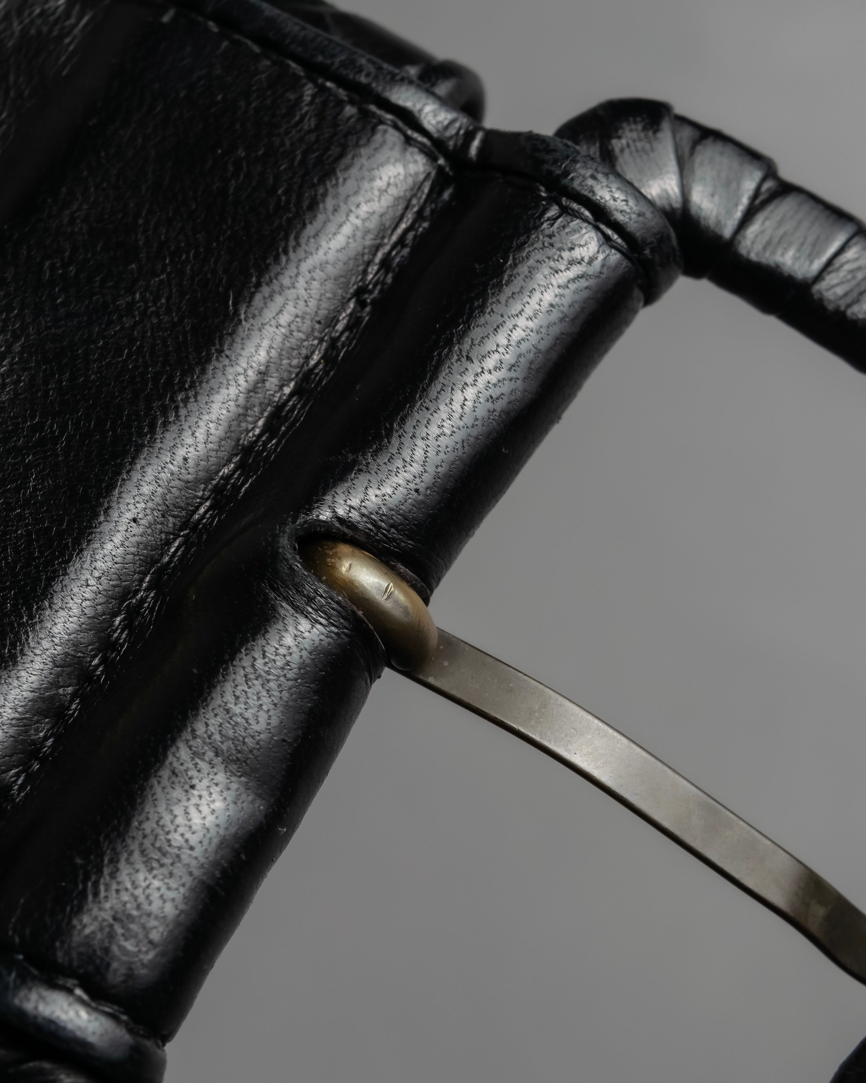 "BOTTEGA VENETA" Intrecciato style wide leather belt