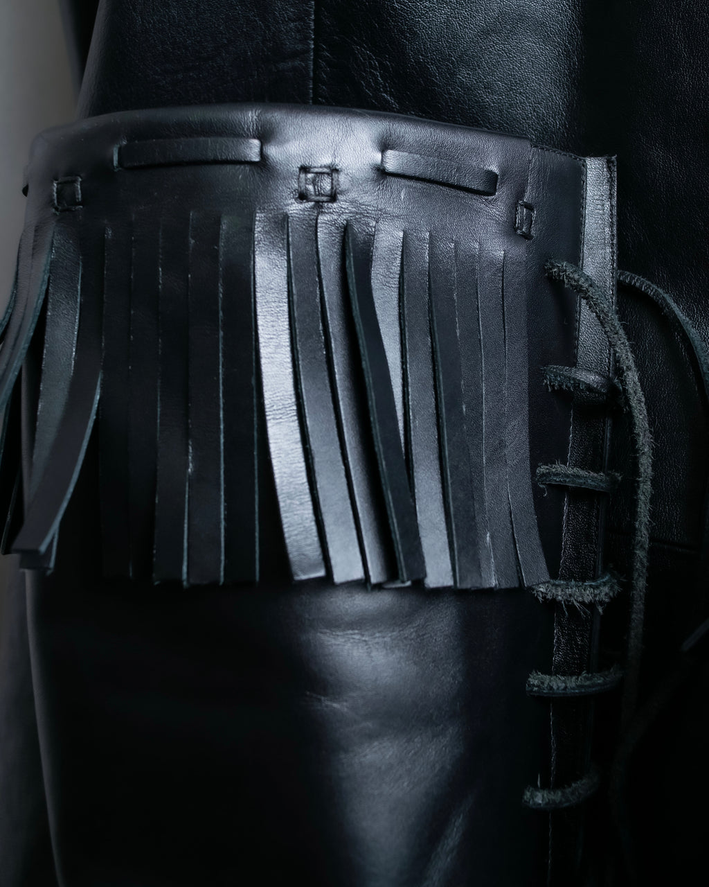 "TOM FORD" Fringe detail western long boots