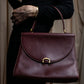 "Cartier" Jewelry inspiration bordeaux color trapezoid hand bag