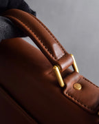 "BALENCIAGA" Water repellent flap square leather bag