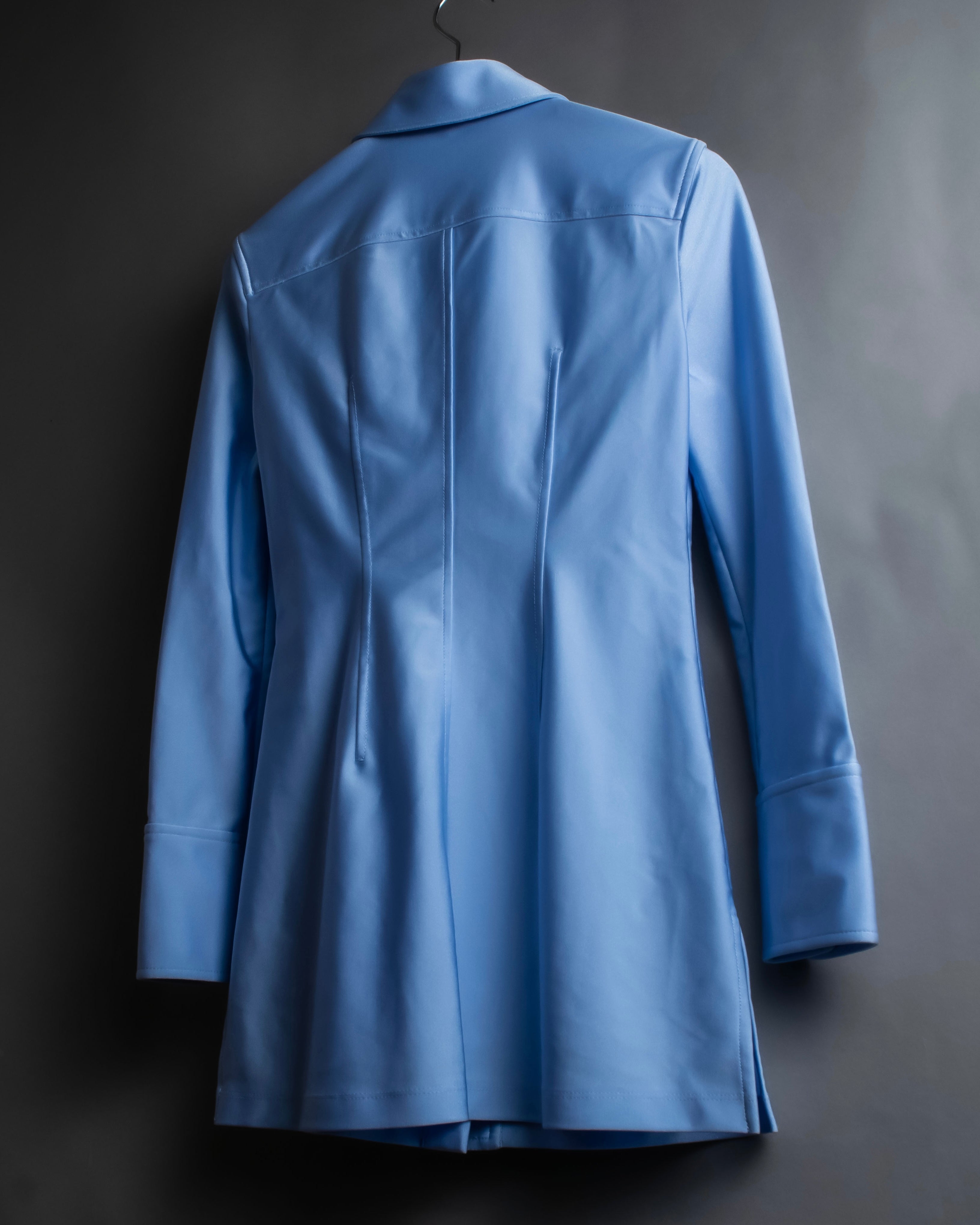 "ALEXANDER WANG" Three-dimensional cut design light blue shirt