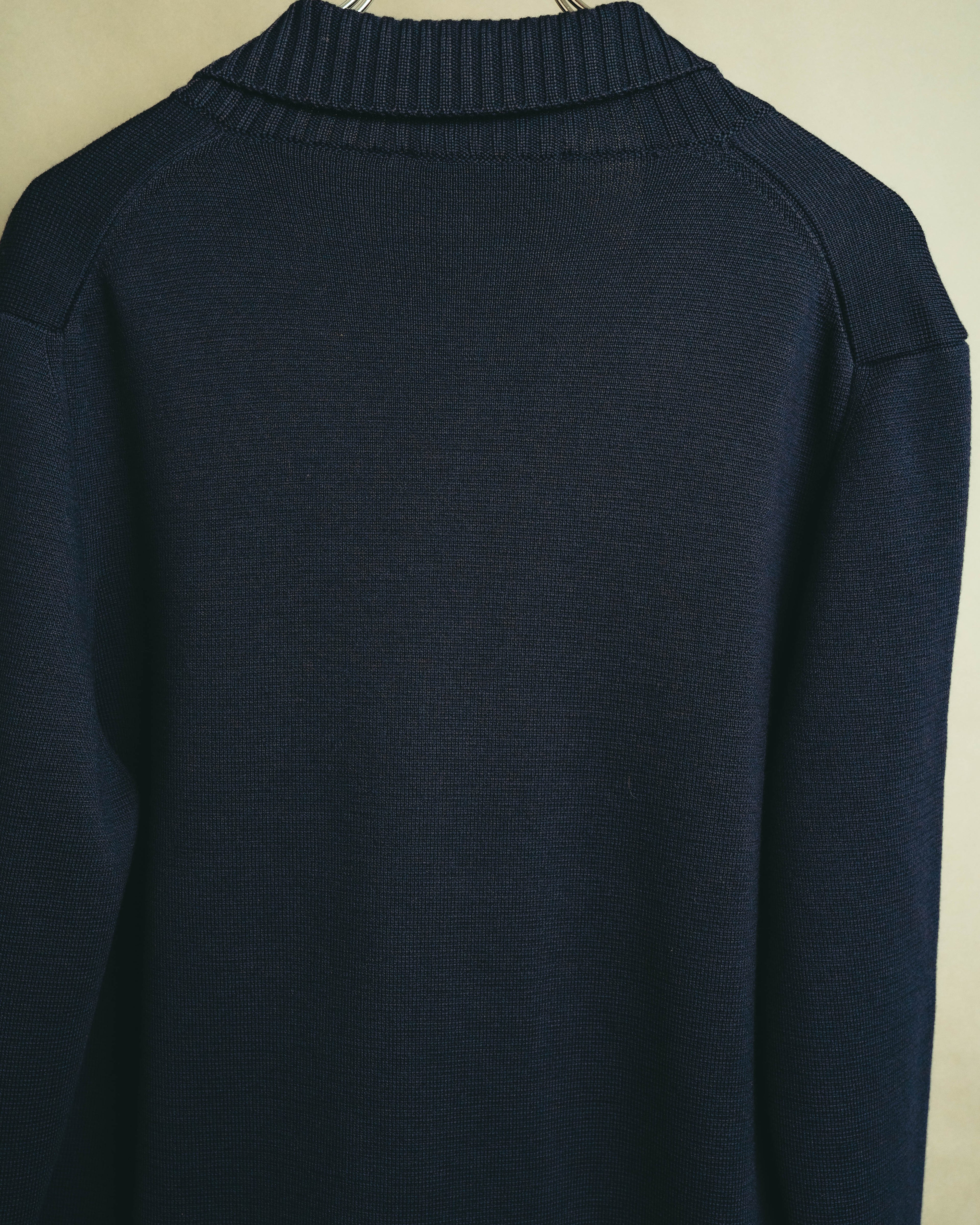“Salvatore Ferragamo” 80’s-90’s Gancini buckle virgin wool knit jacket