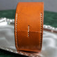 "HERMES" Pourtur brown leather bracelet