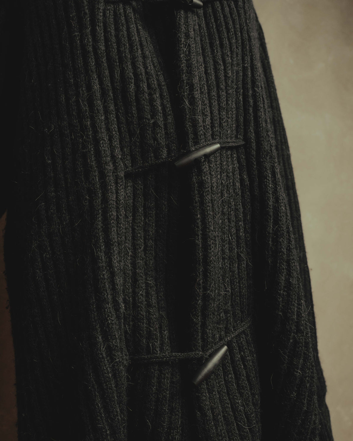 "MM6 Maison Martin Margiela" 00's-10's Alpaca blend hooded knit duffle coat