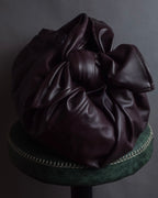 "COMME des GARCONS COMME des GARCONS" Knot drape design leather bag
