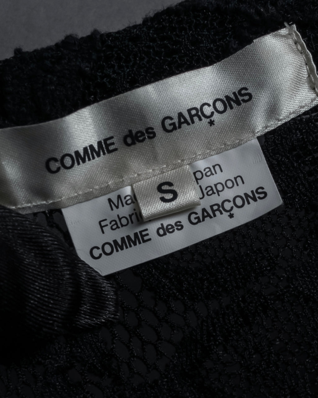 "COMME des GARCONS" 20SS Floral motif lace pullover
