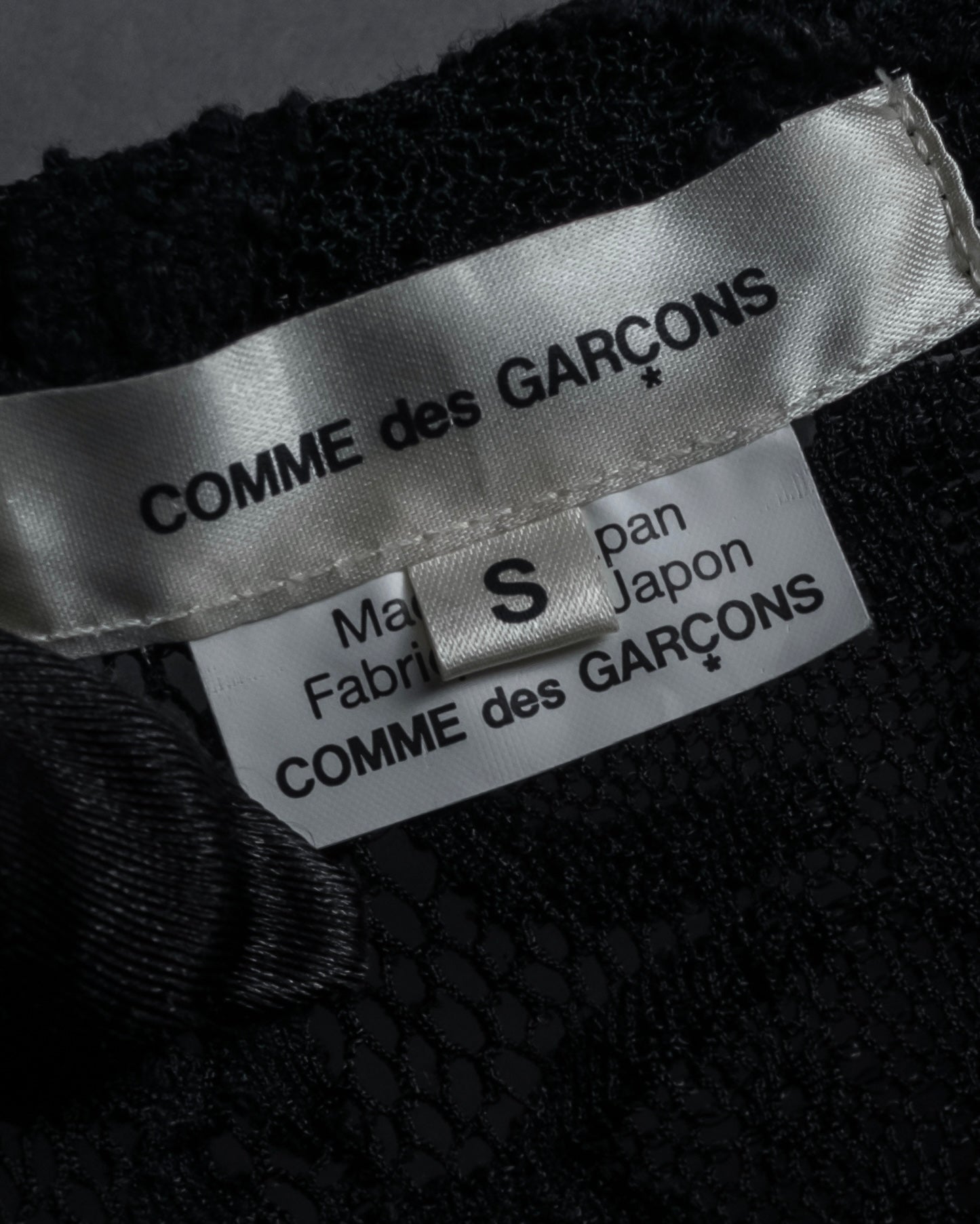 "COMME des GARCONS" 20SS Floral motif lace pullover