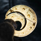 "DIOR" Gold spiral motif brooch