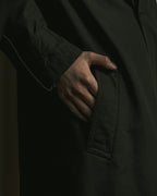 "Ground Y" 19AW Draping design cotton gabardine trench coat