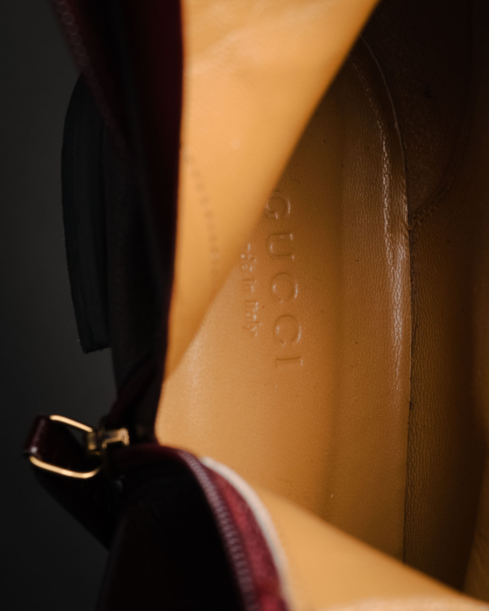 "GUCCI" 20’s archive canvas panel jockey boots