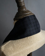 -MOOD Christmas Collection-
"Dior" Classic houndstooth pattern Mitza scarf