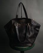 “Yves Saint Laurent” 2000’s downtown leather tote bag