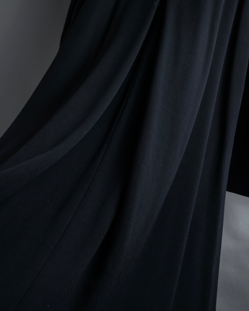 -SPECIAL- "Y's" 15AW Cape design panel oversized stand collar coat