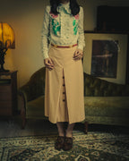 -SPECIAL- “GUCCI” 2015-2022 vintage inspired horsebit striped wool skirt