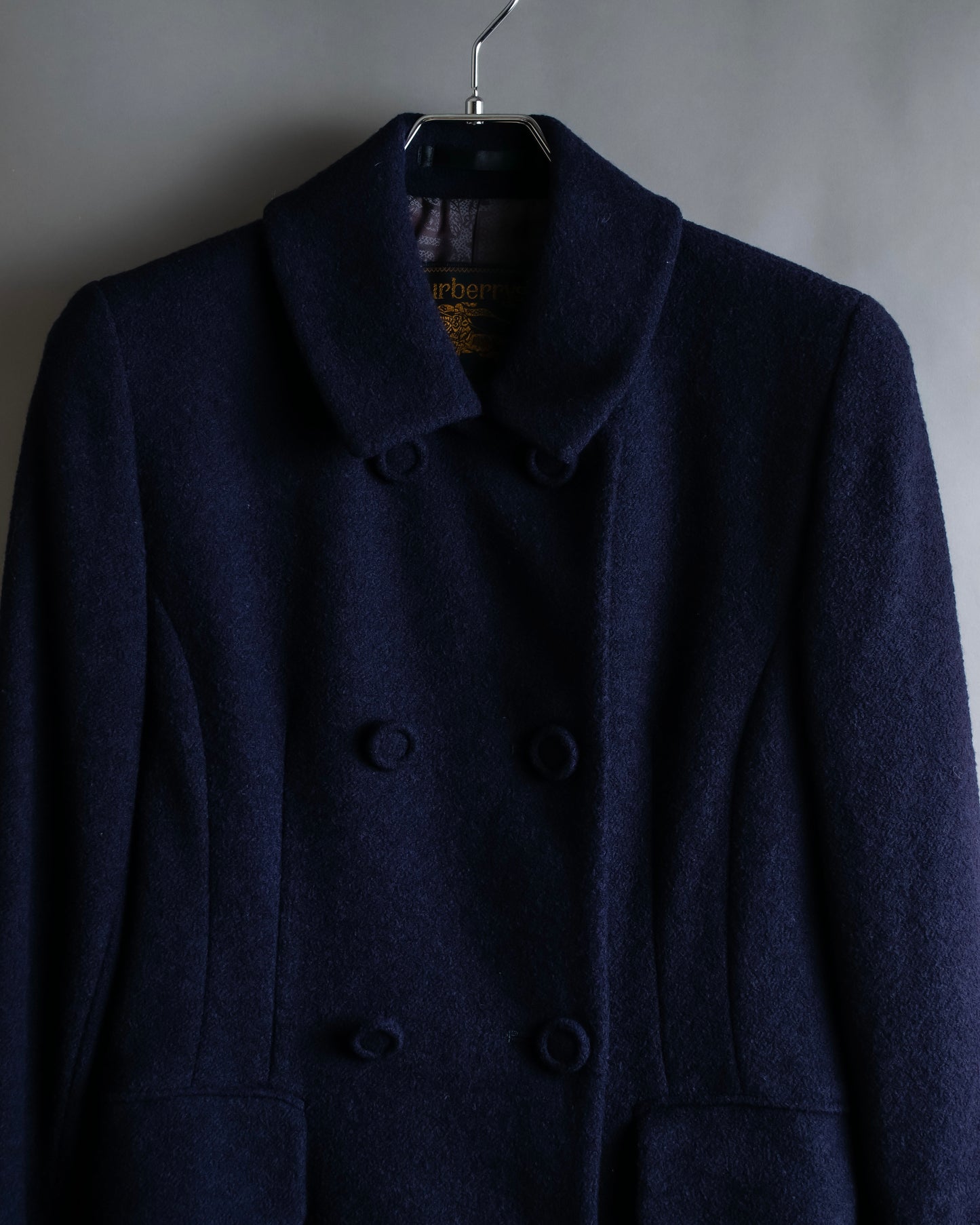 "BURBERRY"  Wool blend oversized double breasted soutien
coat