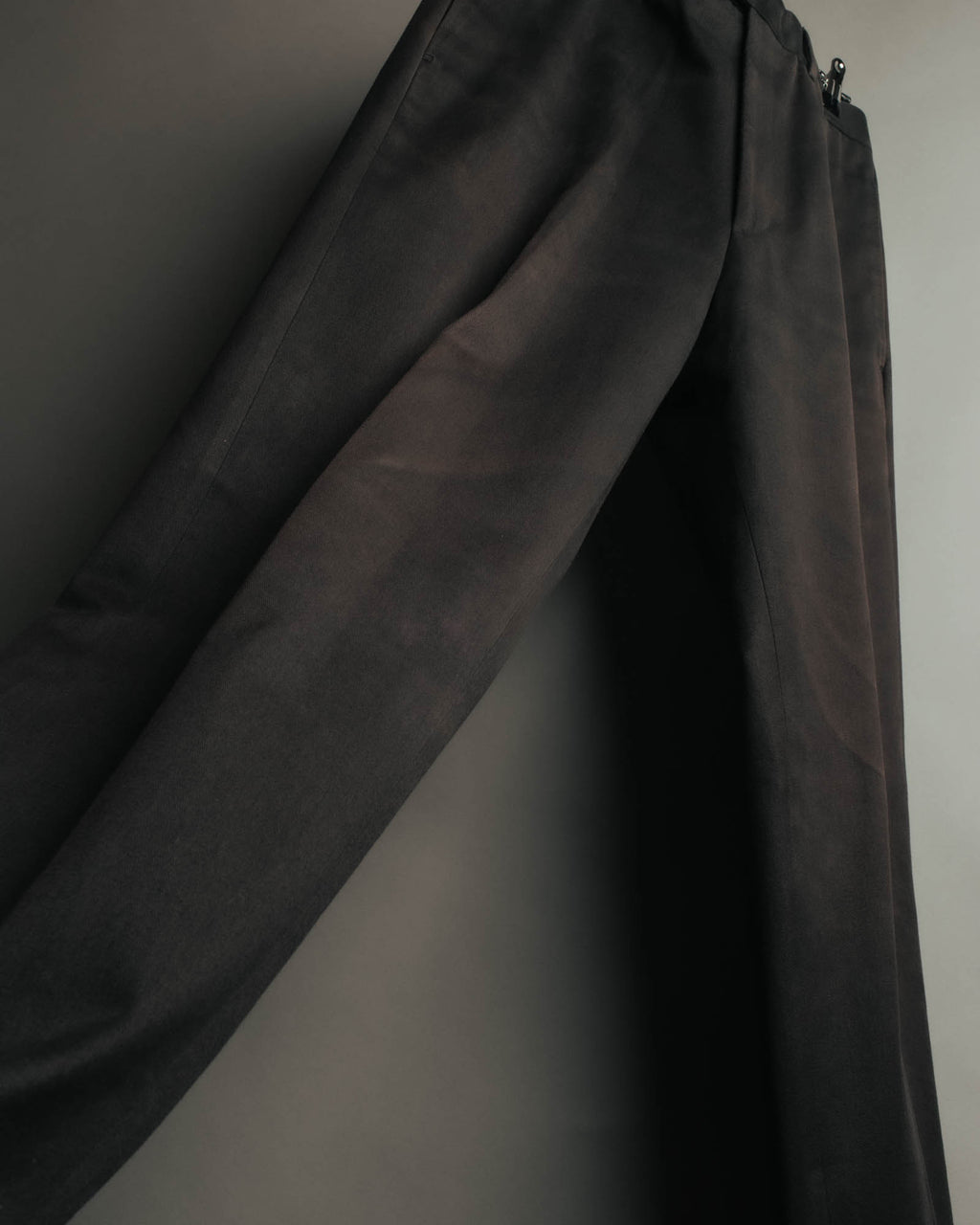 -SPECIAL- "Hermès" 90's-00's Refined cotton trousers