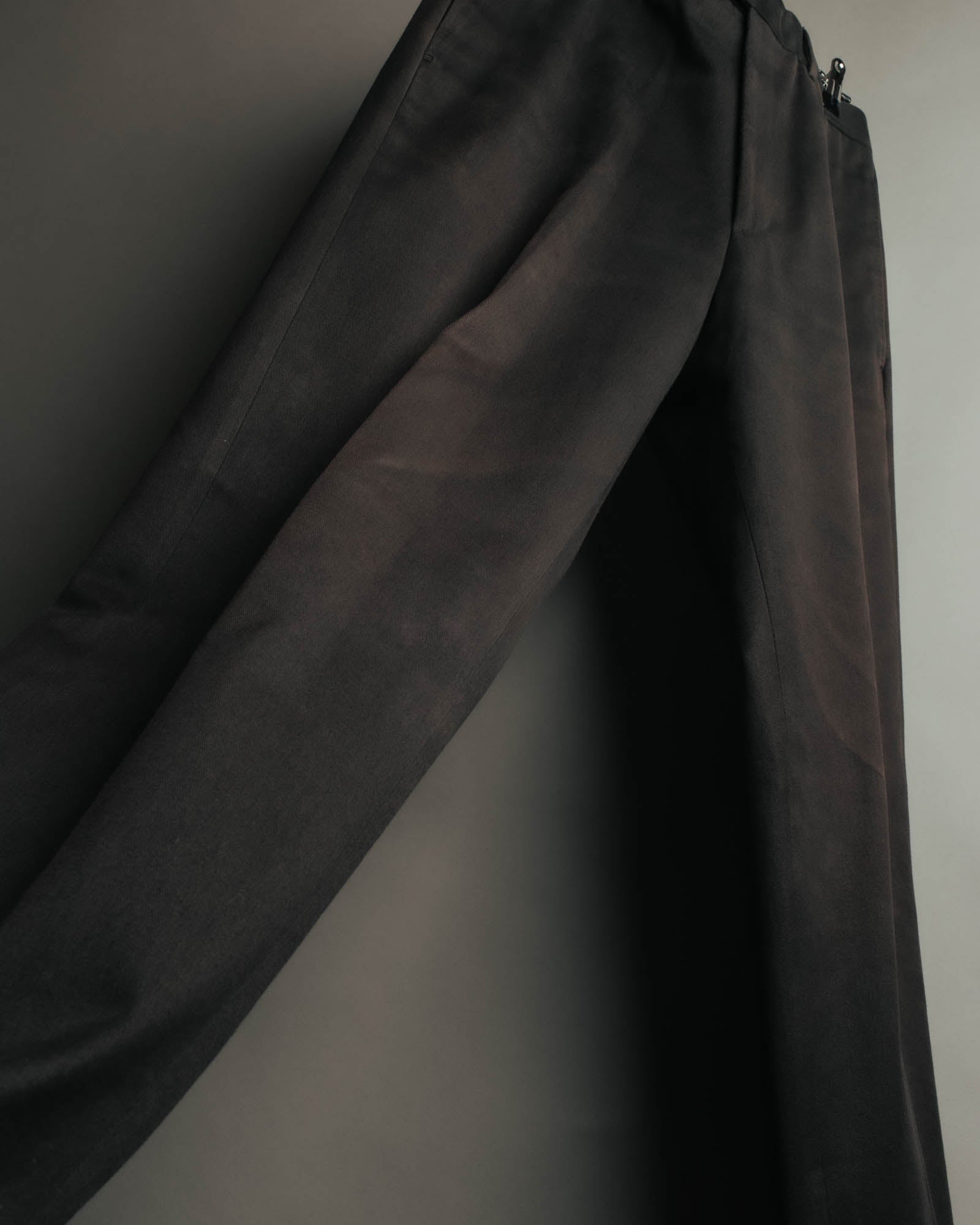 -SPECIAL- "Hermès" 90's-00's Refined cotton trousers