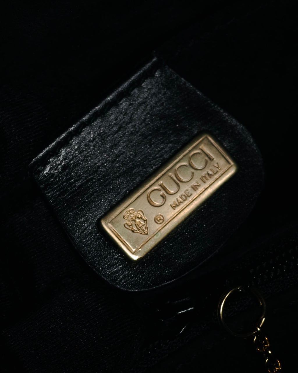 –SPECIAL– "GUCCI" 90’s Architectural oval hardware box calf handbag