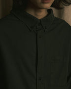 “BALENCIAGA” Button-down collar relaxed shirt