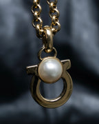 "Salvatore Ferragamo" Gancini design necklace