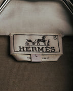 -SPECIAL- “HERMÈS” 90’s-00’s Trompe l’oeil cotton knit cardigan